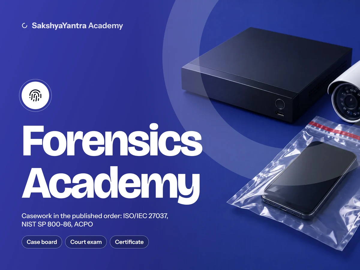 Forensics Academy cover