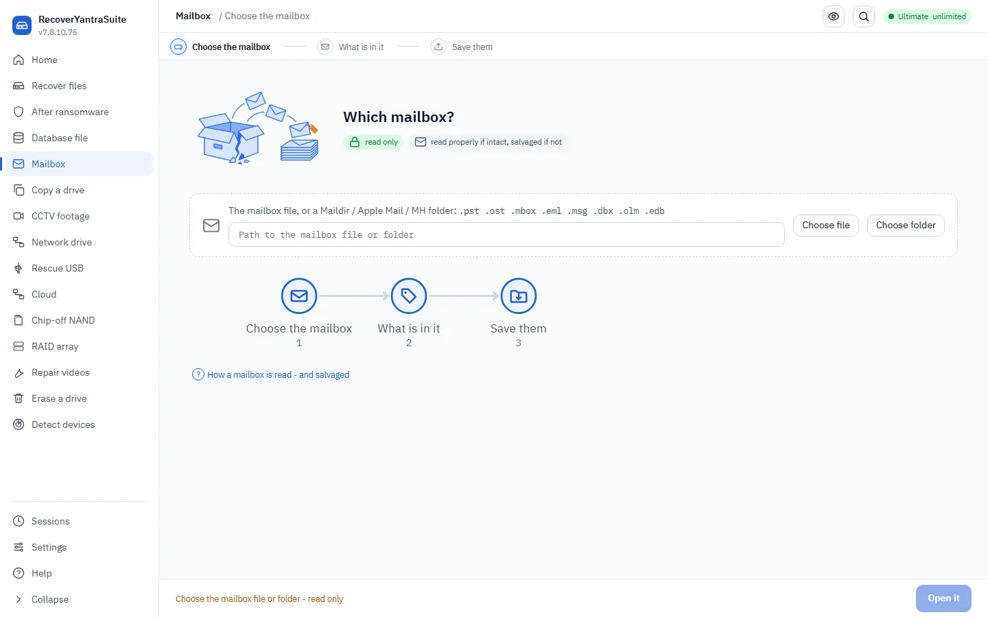 Mail recovery: the stores covered
