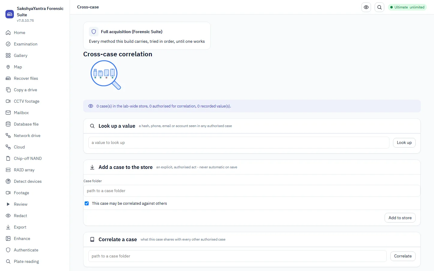 Cross-case: look up or correlate a selector