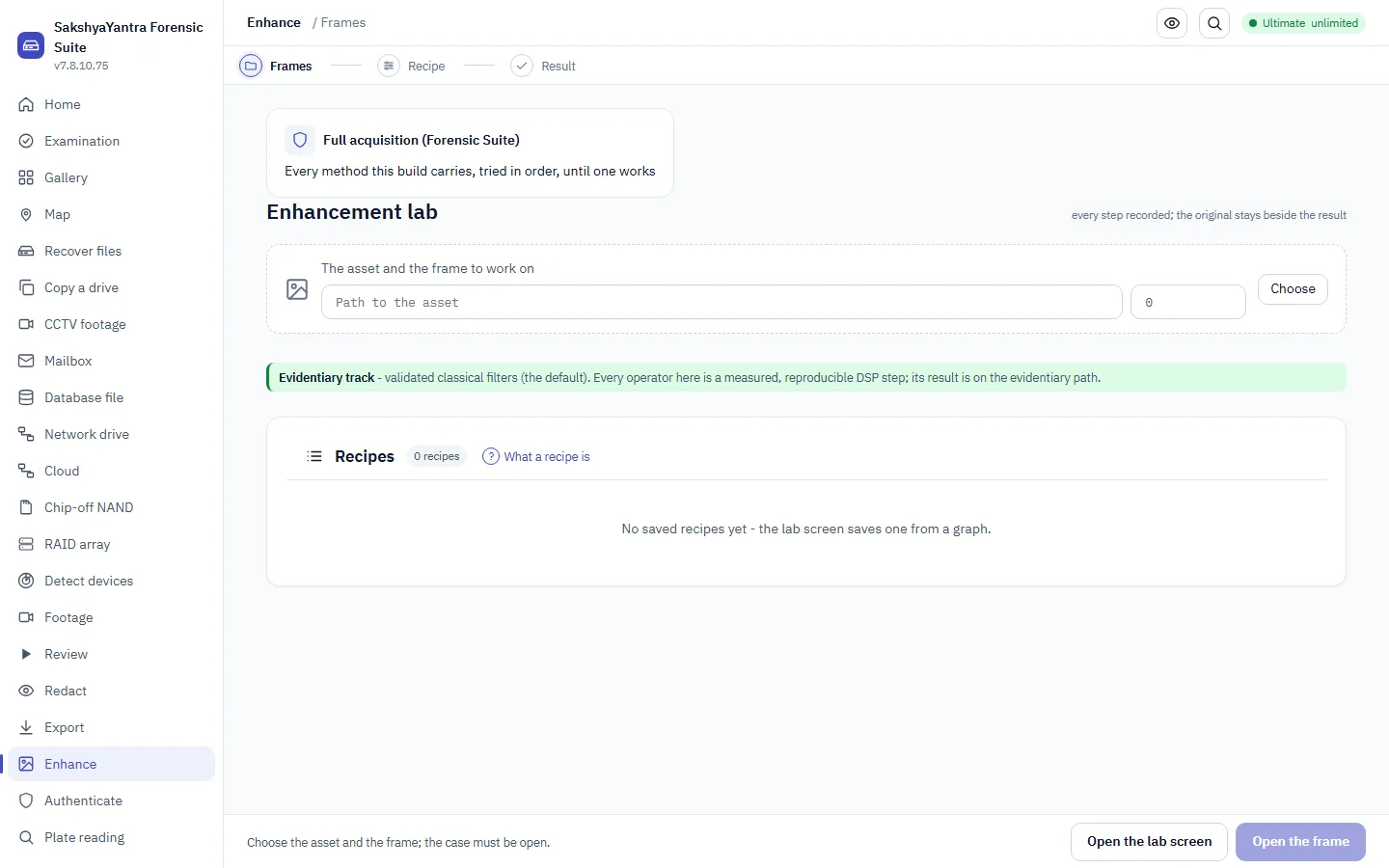 The enhancement lab: classical recipes and the AI track