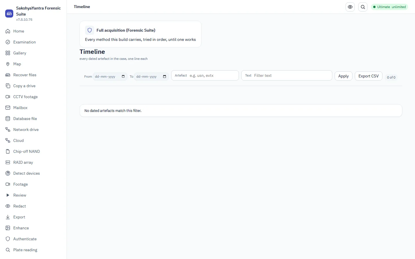 The super-timeline filter and plot